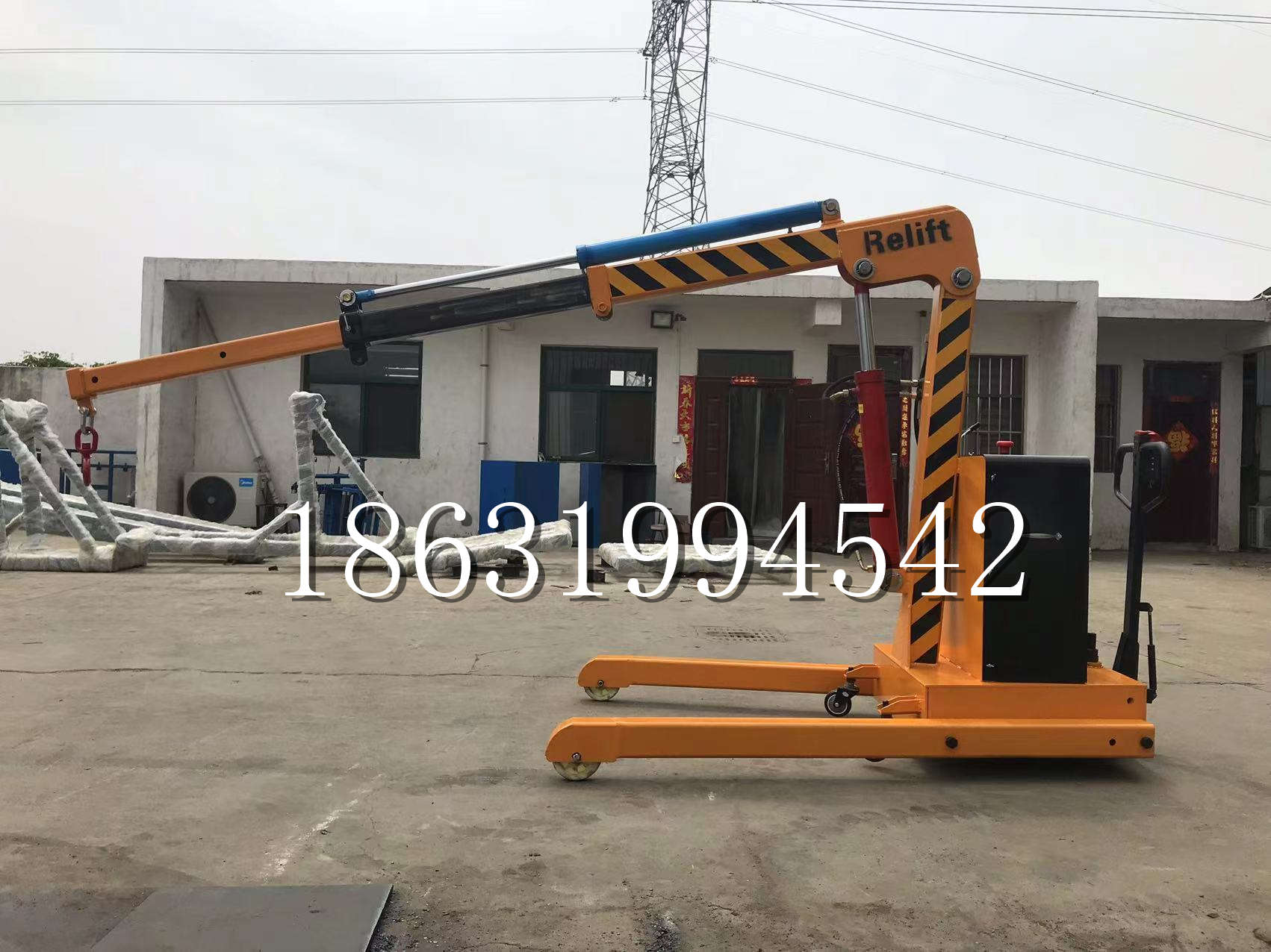 磴口县久征定做3吨三轮随车吊 农用园林绿化移树吊 平板工程用小吊机