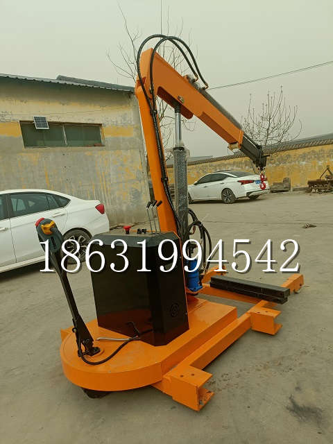 磴口县自卸车厢随车吊 自制轮式四不像起重机 四驱平板吊 5吨 贵盛